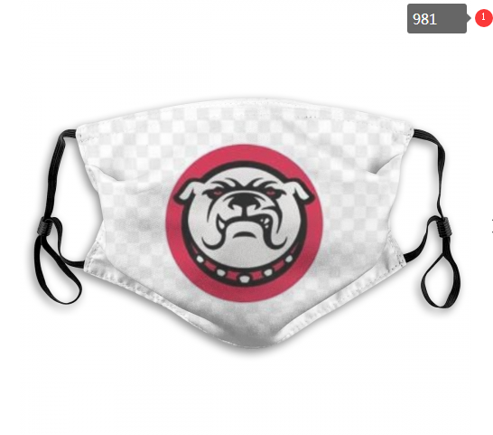 NCAA Georgia Bulldogs #5 Dust mask with filter